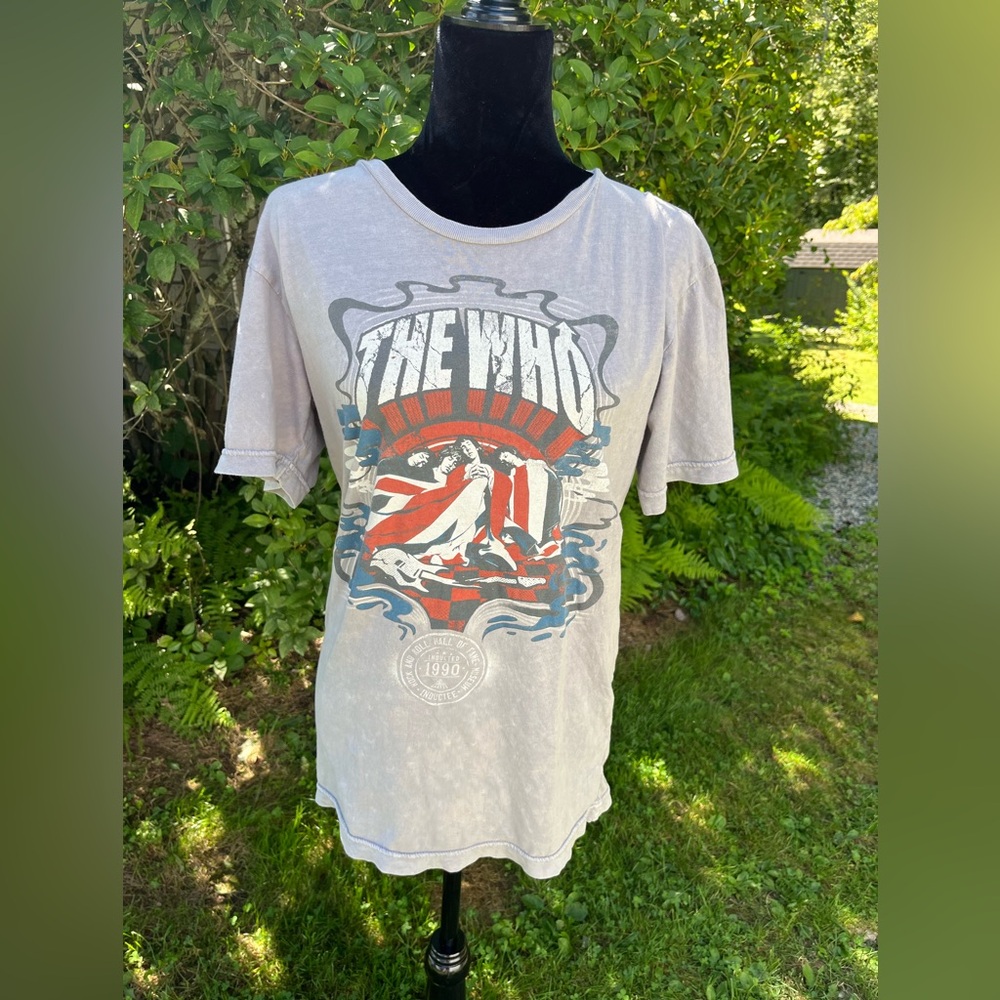 The Who Graphic Tee in Light Gray